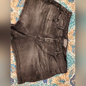 Torrid black jeans shorts
